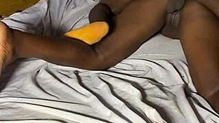 Man, check out this hot quickie doggystyle fuck with my barely legal petite ebony teen girlfriend