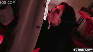 Damn christy mack as batgirl sucks clarke kents cock in dark knight parody bar