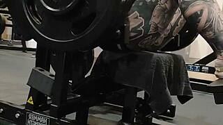 Hot Milf's Massive Gym Booty Bounces Hard!