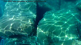 Fish slurps up thick cum loads in sloppy liquid lunch feast