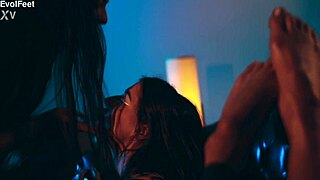 ever wonder if her bound feet escape the tickling mistress grip