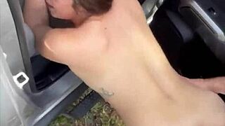 thick white girl naked bent over public daytime doggystyle pounding