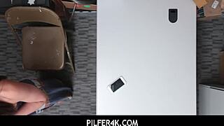 tiny tit latina teen shoplifter caught stealing then assfucked hard by security guard in garage