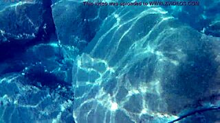 Fish slurps up thick cum loads in sloppy liquid lunch feast