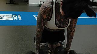 Hot Milf's Massive Gym Booty Bounces Hard!