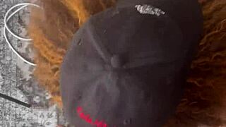 bbw ebony milf slurps huge bbc deep in homemade webcam action