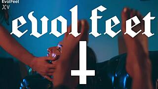 ever wonder if her bound feet escape the tickling mistress grip