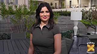 hey laury vraie, how does it feel getting hoisted by two huge studs like that?