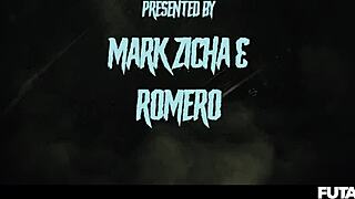 veronica leal gets voodoo hexed by futa witch for hardcore anal creampie and facials