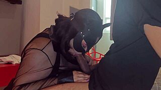 Wifey slurps his huge cock while hubby films her big ass tits shaking on mexican monster meat