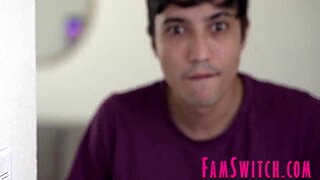 stepmom and stepdad caught us peeking now they want us joining the fun!