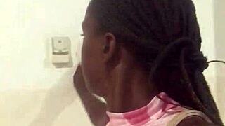 Stepsis twerks wildly on landlord's bed now?!