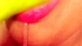 chubby indian babe gets her wet mouth fucked deep pov style