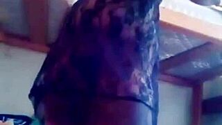 Homemade Latina Housewife Masturbates Hot with Cucumber Fetish