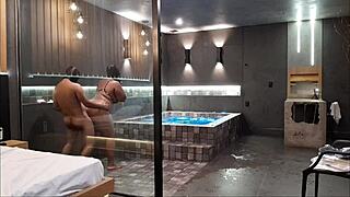 Luxury motel tempts friend's eager asshole