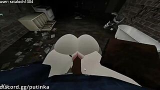 bbc sneaks up on snowbunny in roblox condo for surprise creampie fuck 😈🔥