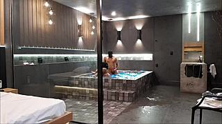 Luxury motel tempts friend's eager asshole