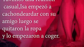 isa's emotions overflow spreading legs for her old swinger friend in group play