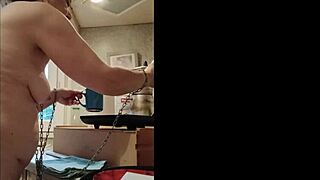 French maid slave bound and fucked doggystyle in heels 2025