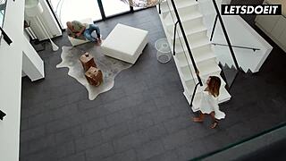 heart pounds watching sexy latina redhead agatha vega take hard pounding after blowjob