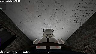 bbc sneaks up on snowbunny in roblox condo for surprise creampie fuck 😈🔥