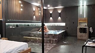 Luxury motel tempts friend's eager asshole