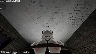 bbc sneaks up on snowbunny in roblox condo for surprise creampie fuck 😈🔥
