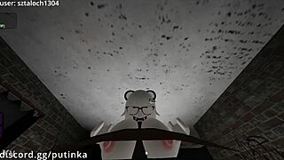 bbc sneaks up on snowbunny in roblox condo for surprise creampie fuck 😈🔥