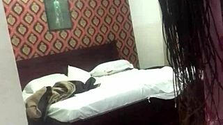 Stepsis twerks wildly on landlord's bed now?!