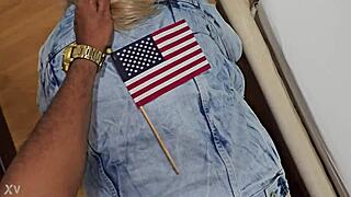 breakin my blondes ass doggy wit thick black cock