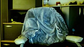 sexydea teases in black stockings garter belt and panties showing off her ass and feet