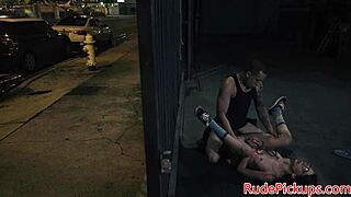 spex teen facialized rough by dom after public outdoor pickup bondage!