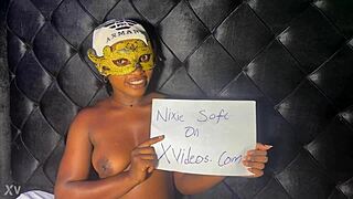 Ebony teen pornstar spreads wet pussy for intense african black sex verification