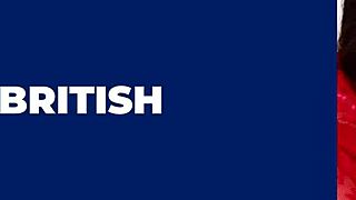 British teen's deepthroat fan suck ends with cum-eating swallow