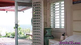 oh god that black babe's small tits bounce while tongued and railed hard