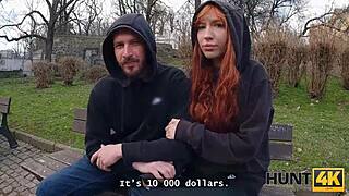 Hunt4k Redhead Stranger's Big Tits Bounce In Outdoor Pickup Fuck