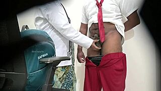 Schoolboy's Dick Check By Woman In Public Hospital Fair?