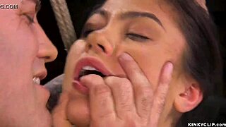 oh man i'm tied up choking on cock in this asian rope bondage fuck