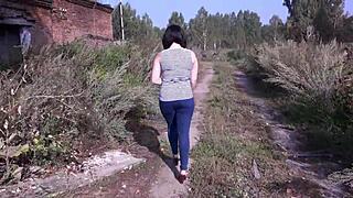 Watch Her Unleash Powerful Outdoor Pissing Streams in Wild Amateur Clips