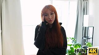 Hunt4k Redhead Stranger's Big Tits Bounce In Outdoor Pickup Fuck