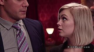 Two Slaves Take Anal in Brutal Threesome Pound!