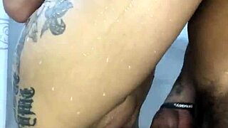 damn that quick bathroom pound with morena's huge ass ends in hot facial cum blast