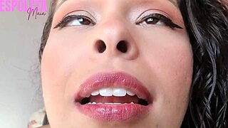 naughty neighbor guides your handjob with dirty talk flashing tits