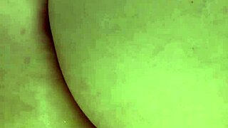 cum leaks from pussy as she strap-on pounds him chastity locked