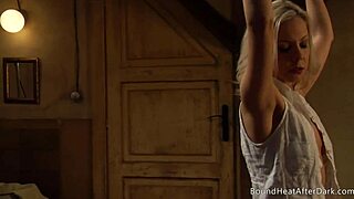 Submissive Lesbian Slaves Moan Loud from Mistress Strapon Pounding!