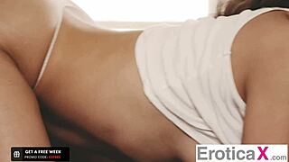 Cute Brunette's Erotic Fantasy: Pussy Creampie Reality Ride