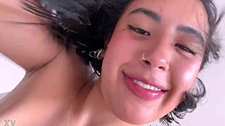 Naughty Kitten Fingers Pussy Close-Up Till Huge Face-Squirting Orgasm!