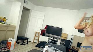 Busty Blonde Nikki Benz Wrecked Doggystyle by Throbbing Cock
