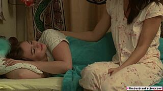 WOW, LESBIAN TEEN PUSSY LICKING!! DORM ROOM MATES GO WILD?