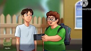 Erick's First Erotic Scenes in Portuguese Summer Time Saga